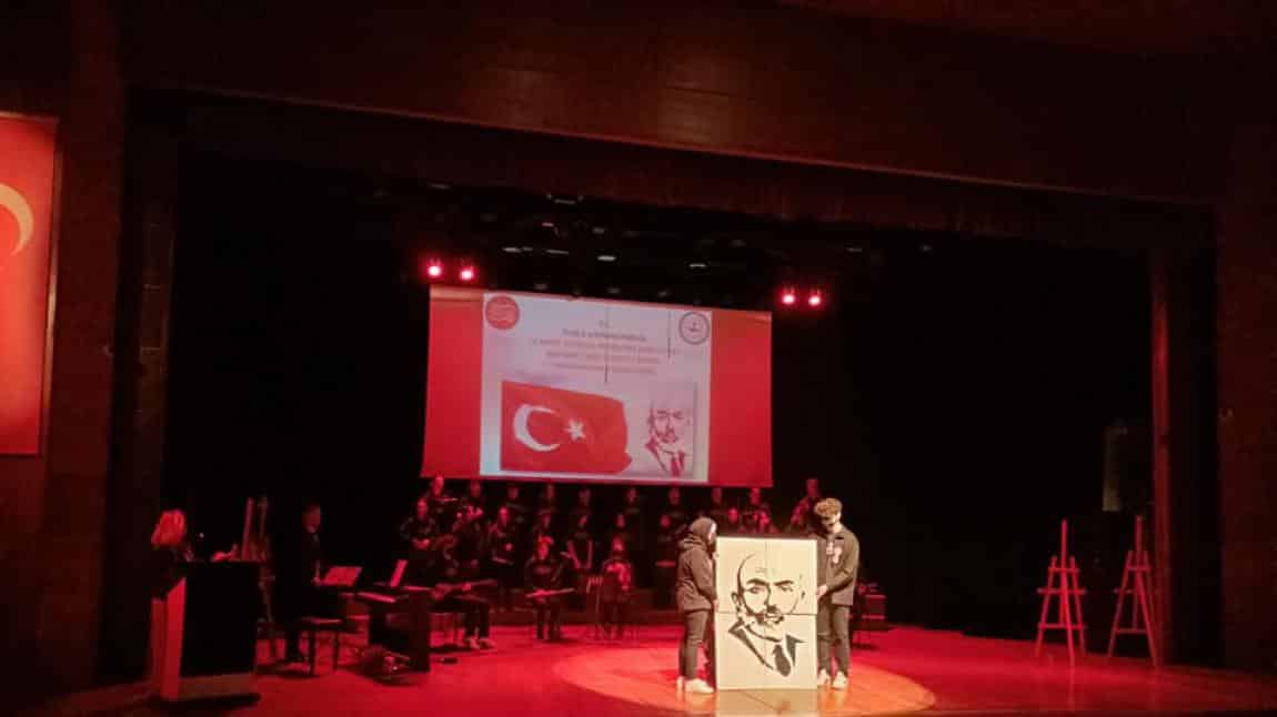 12 Mart İstiklal Marşımızın Kabulü ve Mehmet Akif Ersoy´u Anma İlçe Programımızı Gerçekleştirdik