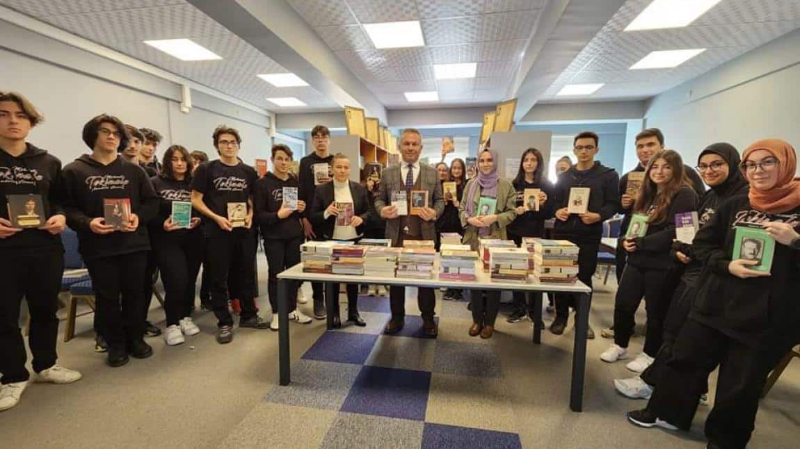 Kütüphanemize Türk ve Dünya Klasiklerinden Okuma Kitapları Destekleri için Tuzla İlçe Milli Eğitim Müdürlüğümüze teşekkür ederiz.