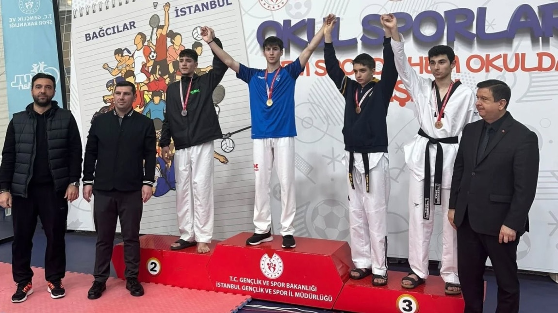 12 A sınıfı öğrencimiz Ahmet Kaan Fildişi  Türkiye Liseler arası  Teakwondo  Şampiyonasında  İl 1. Olmuştur. 